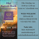 Openbare Leesbijeenkomst Het Kennis Boek Elke Zaterdag - PAASVRIJ