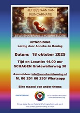 CtoF Flyer A4 Lezing 2025 oktober 18e - Anneke de Koning - Het bestaan van Reincarnatie