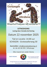 CtoF Flyer A4 Lezing 2025 november 22e - Anneke de Koning - Compassie &amp; Altru&#239;sme
