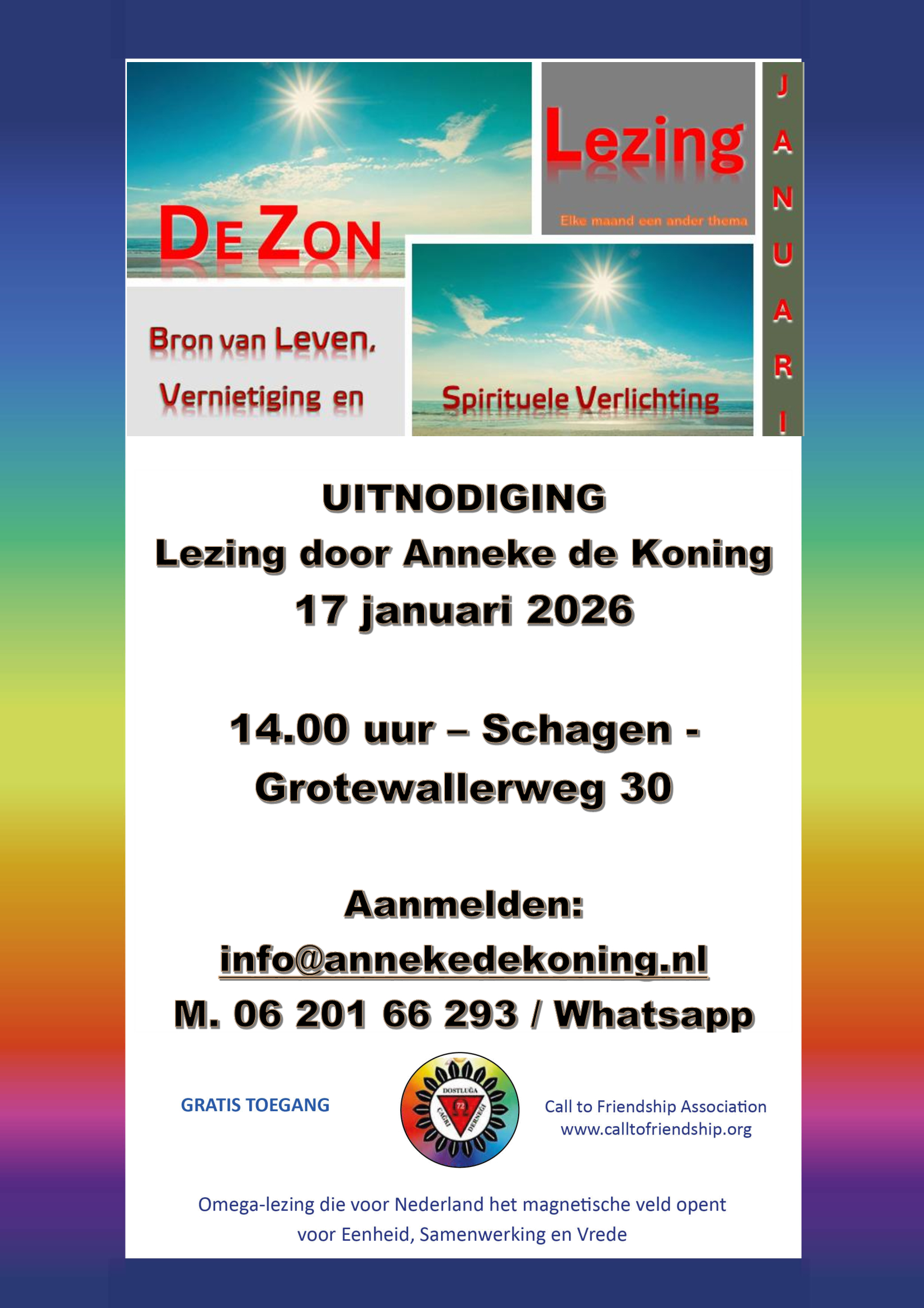 Omega 19e Dimensie Lezing 17 januari 2026 - Kring van 6 -