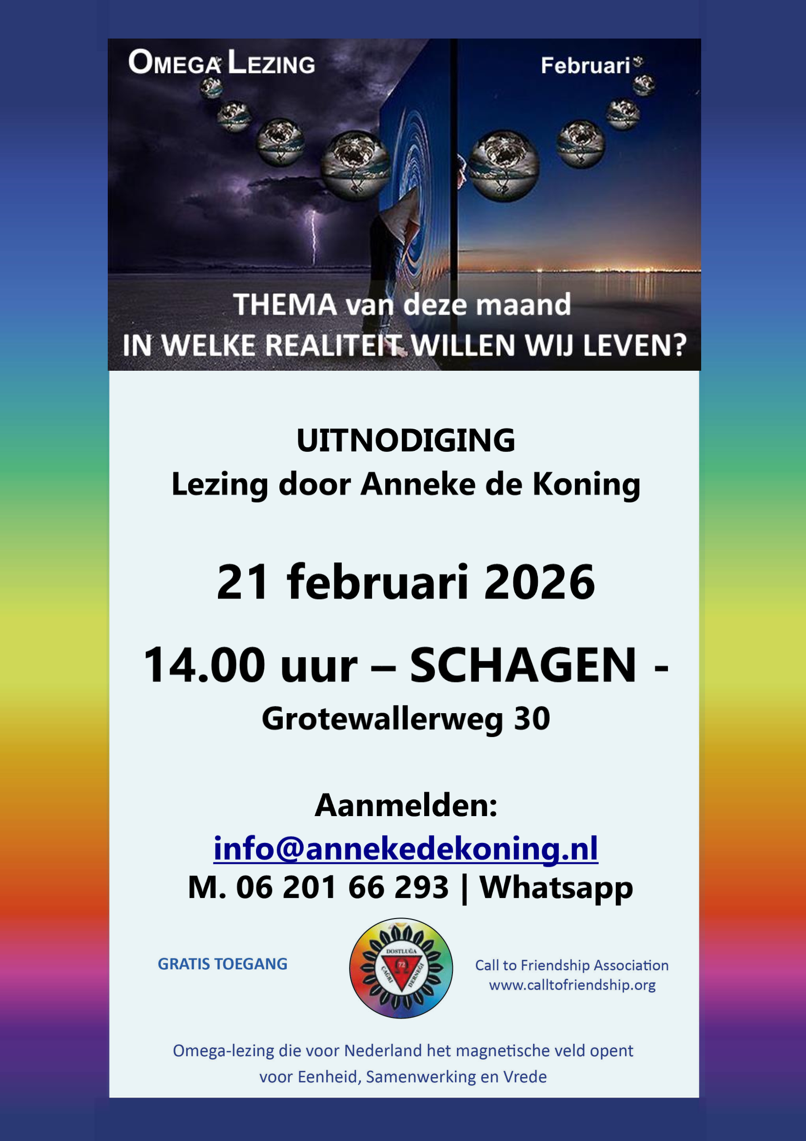 Omega 19e Dimensie Lezing 21 februari 2026 - Kring van 6 -