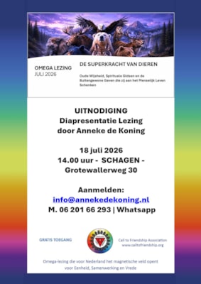 CtoF Fleyer A4 Lezing 2026 juli 18e- Anneke de Koning - De Superkracht van Dieren-1
