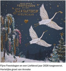 Kerstkaart 2026 Anneke