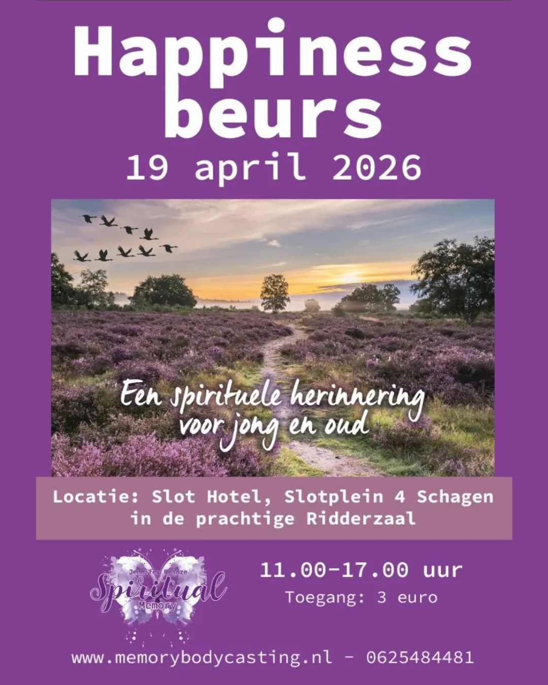 Happinessbeurs Schagen 19 april 2026 - WELKOM 